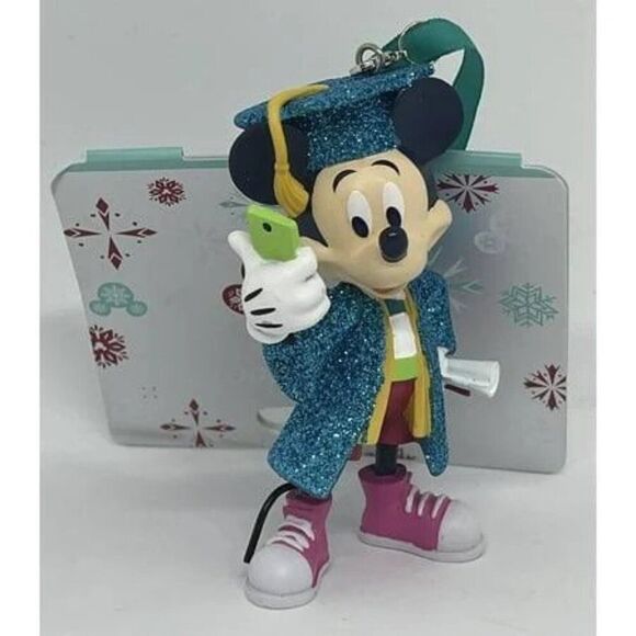 ✨DISNEY✨ NEW! - Mickey Selfie Graduation Ornament - Picture 2 of 12